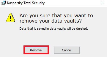 Click Remove