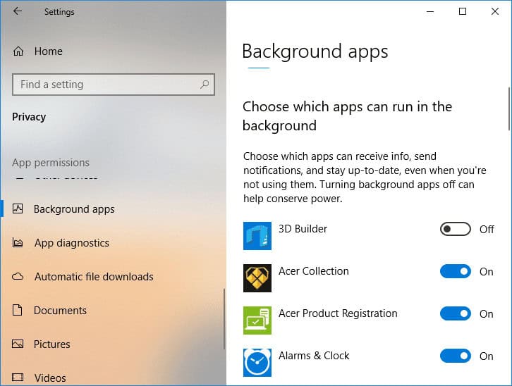 Close Background Applications 