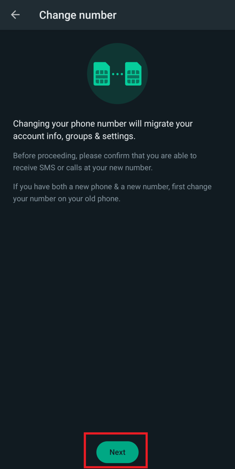How to Change WhatsApp Number without Notifying Contacts TechCult