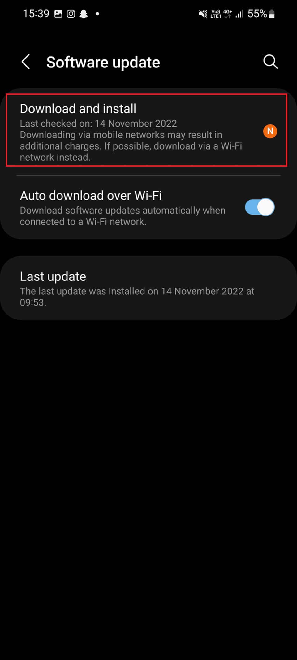download and install on s21