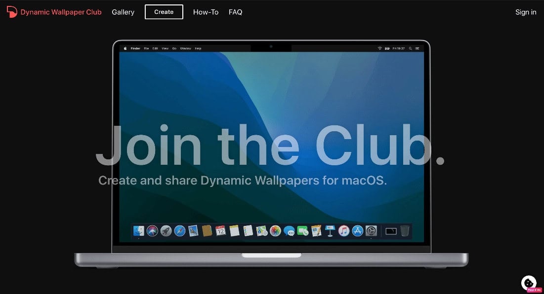 dynamic wallpaper club website