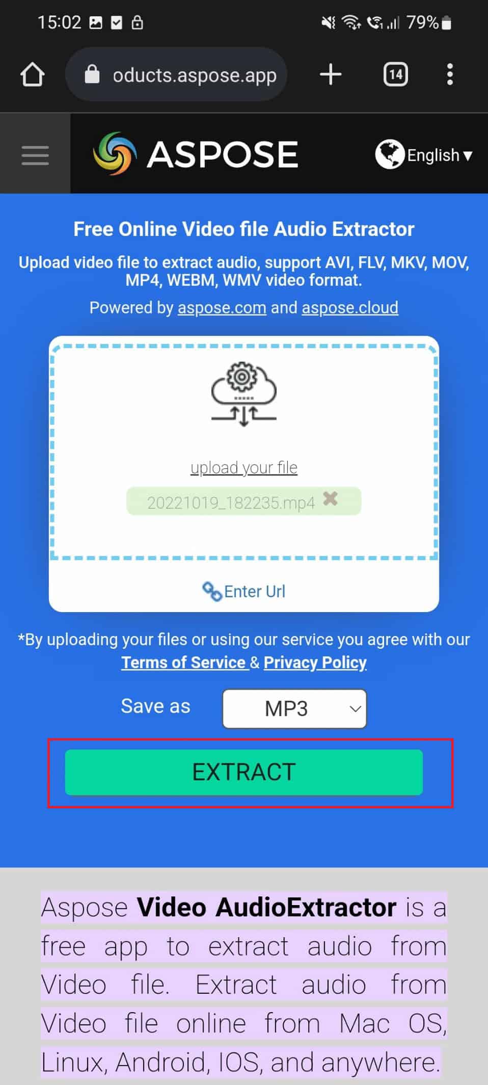 extract on aspose. How to Extract Audio from Video on Android