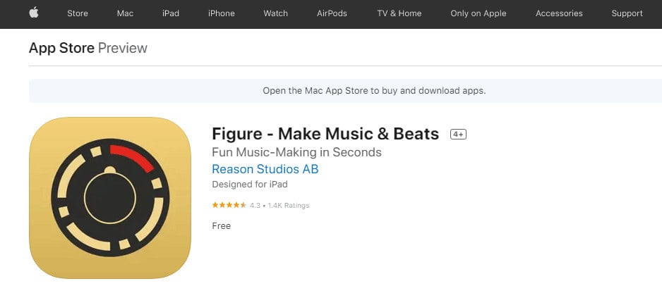 Figure โ Make Music & Beats by Reason Studios AB | best music making apps for iPhone