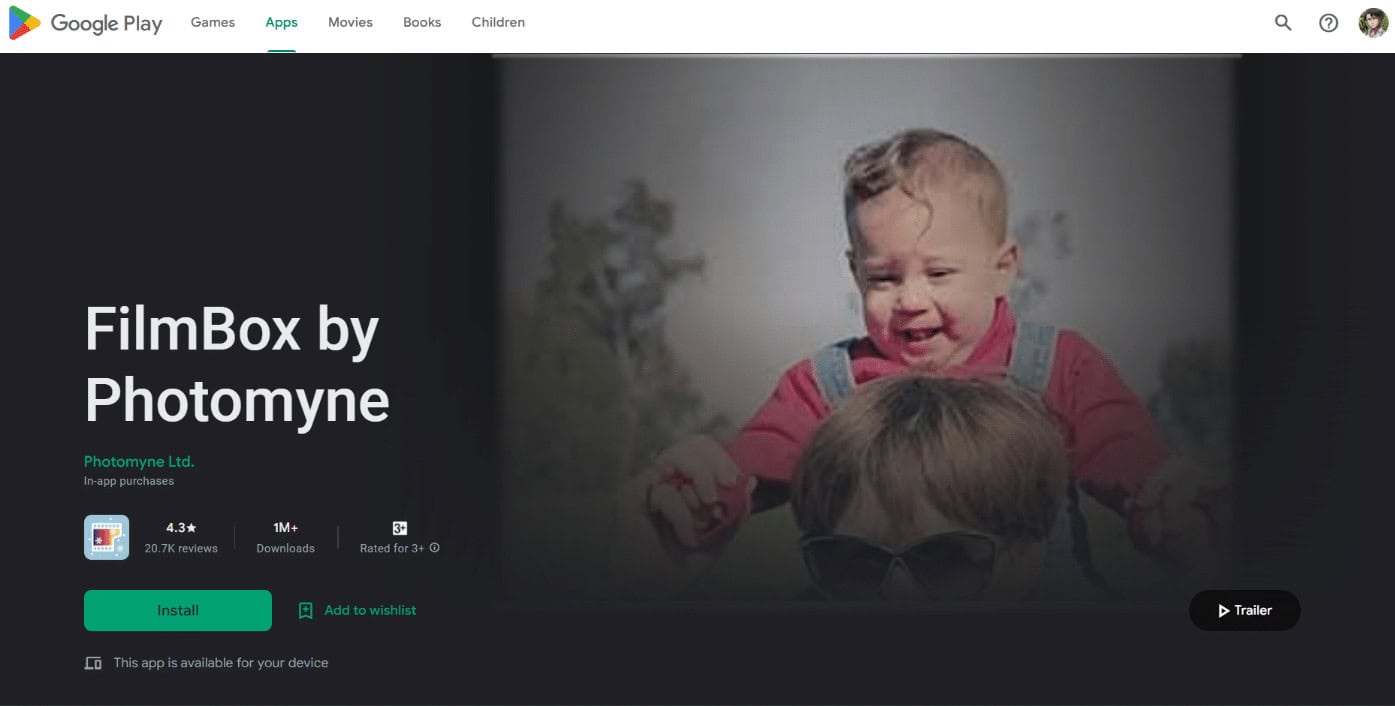 FilmBox by Photomyne in play store. How to Scan Old Photos for the Best Resolution