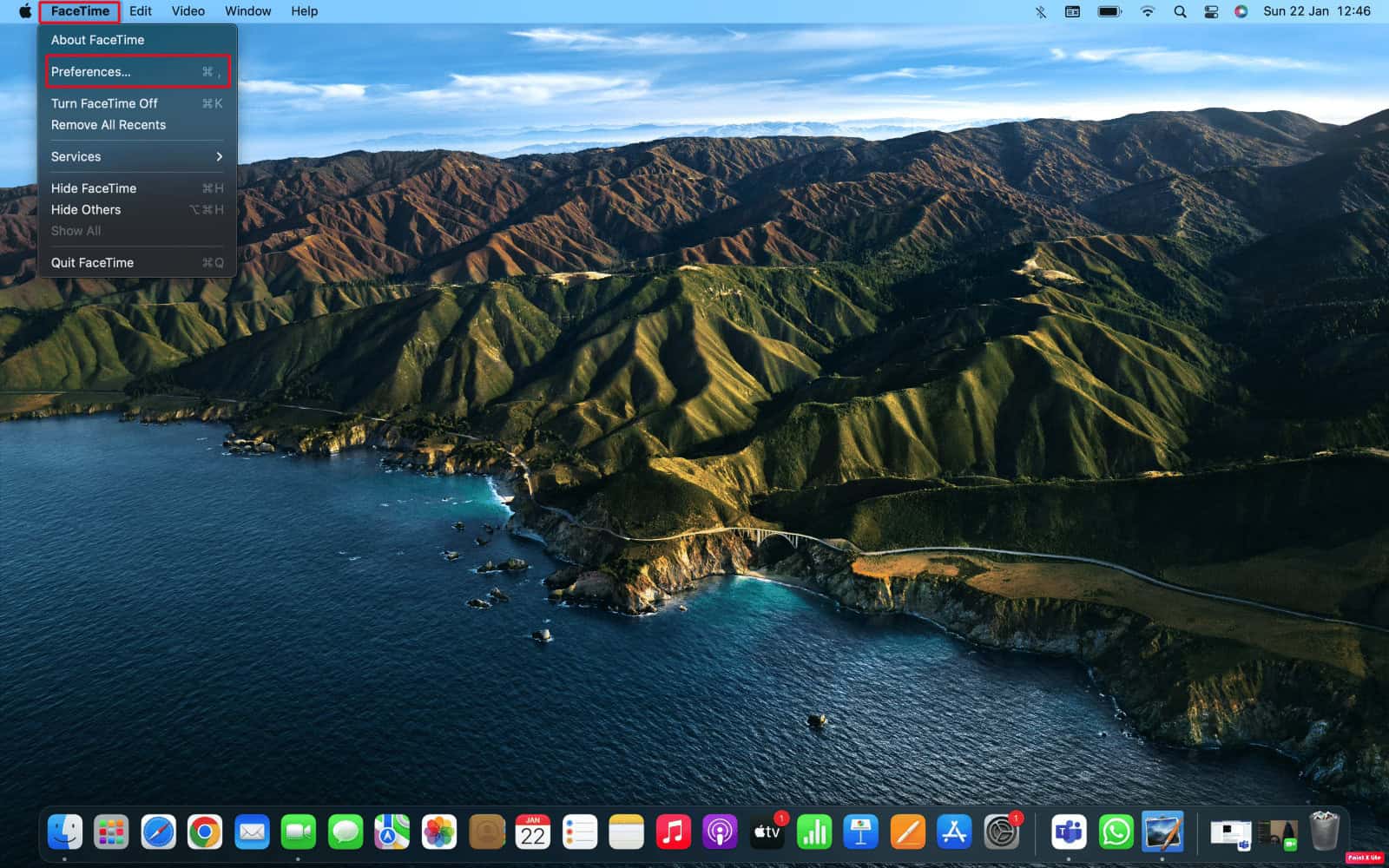 FaceTime - Preferences