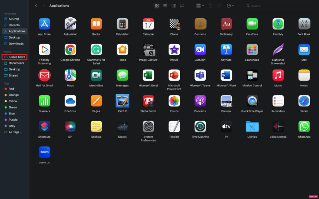 go to the iCloud Drive folder | What is Instagram Back Up?