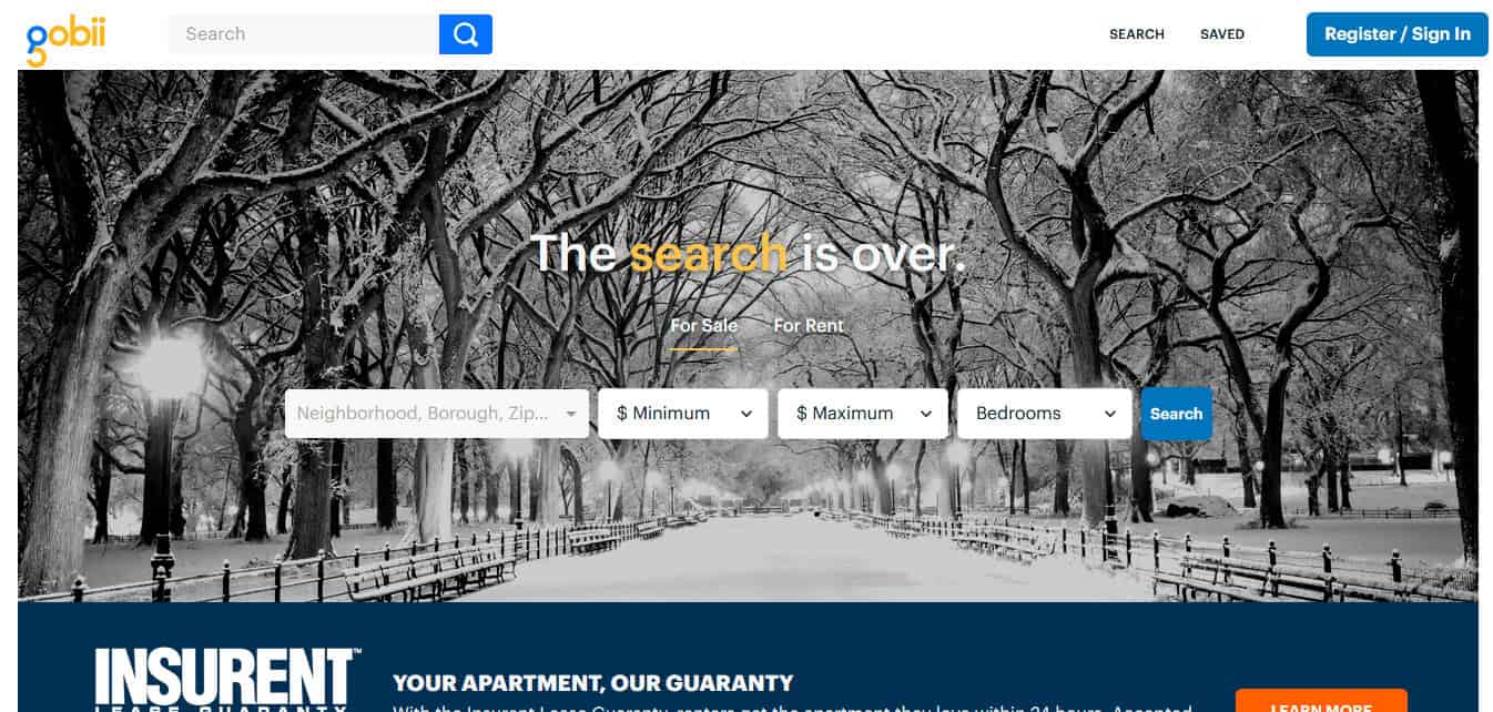 Gobii | best rental sites to find apartments in NYC