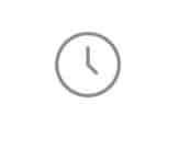 grey clock symbol