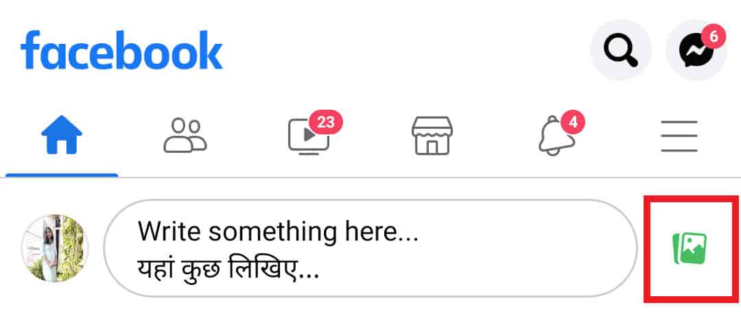 image icon on facebook