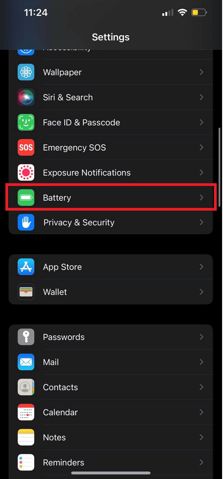select Battery settings. Should I Turn Off Optimized Battery Charging?