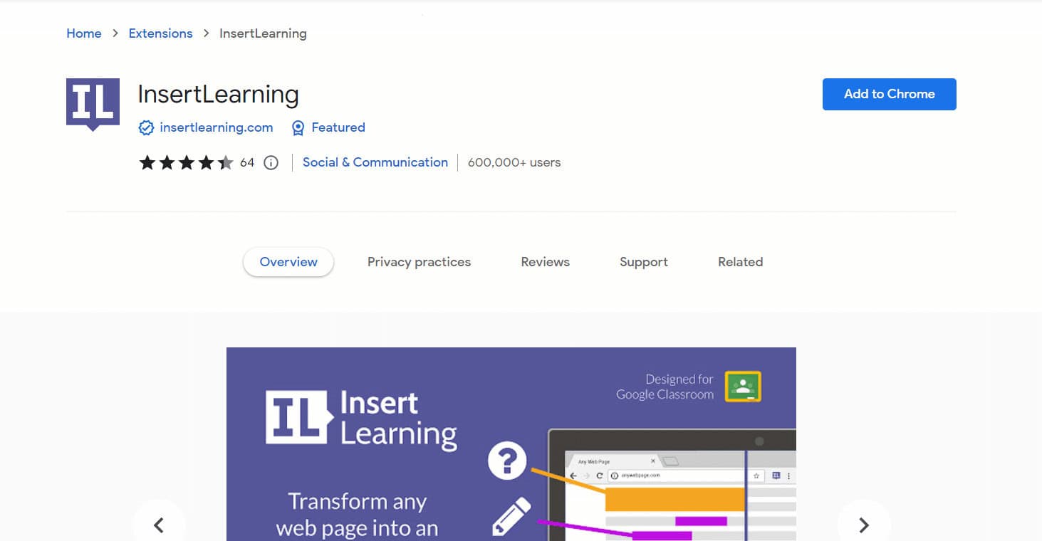 InsertLearning | Best Chrome extensions for college students