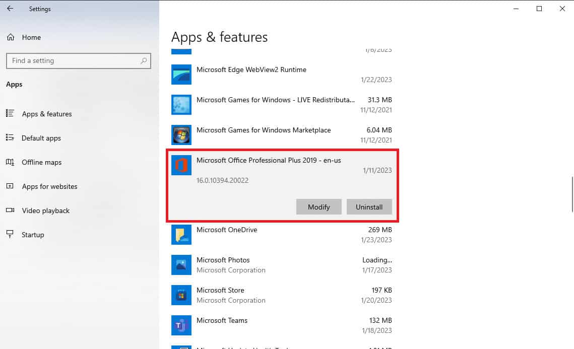 locate Microsoft Office and select it. 12 Ways to Fix Unreadable Content in Microsoft Word