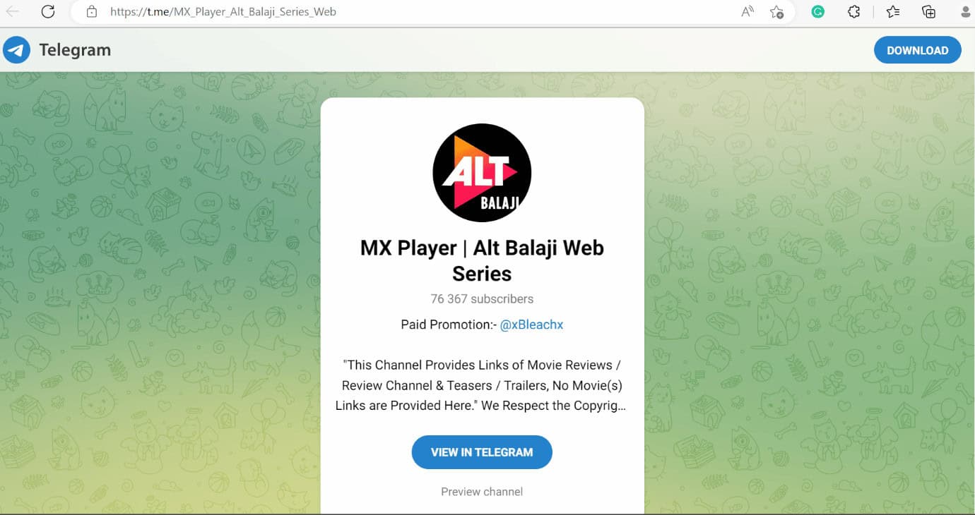 MX Player Alt balaji web series