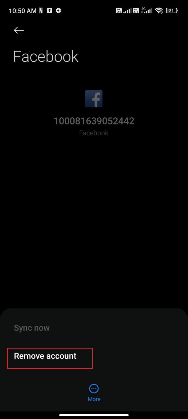 tap Remove account. 10 Ways to Fix Error Performing Query Facebook