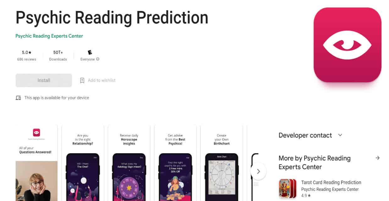 Psychic Reading Prediction