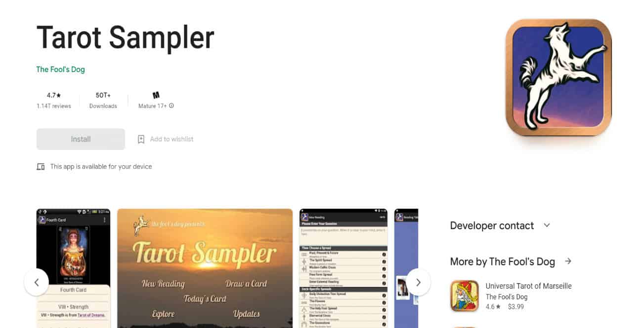 Tarot Sampler
