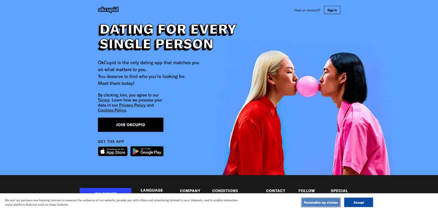 OkCupid official site