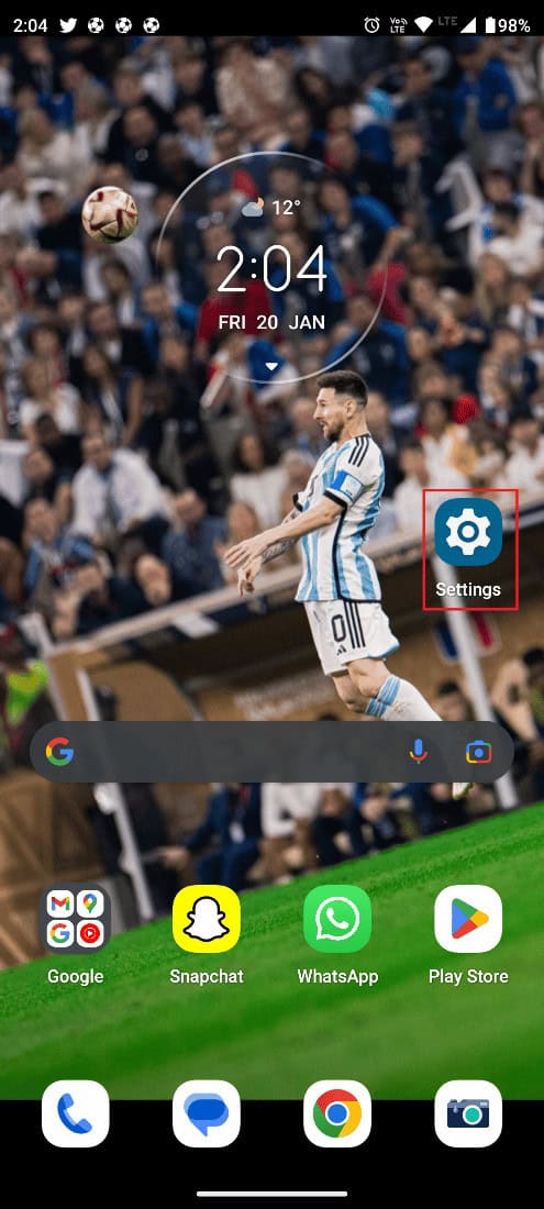 Open Settings on your Android phone. Why am I Not Receiving WhatsApp Messages Unless I Open the App?