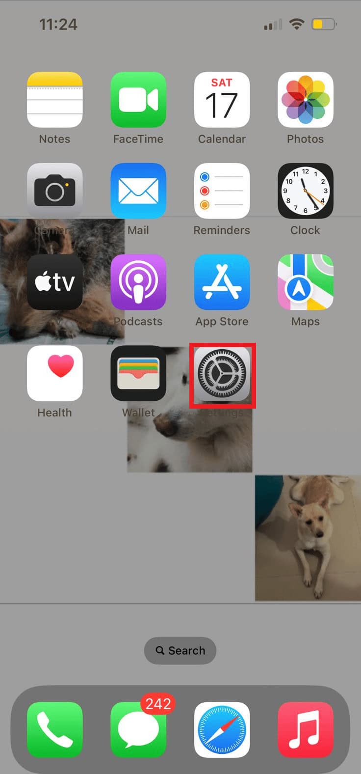 open the Settings