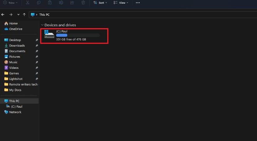 Open Windows File Manager and go to Local Disk