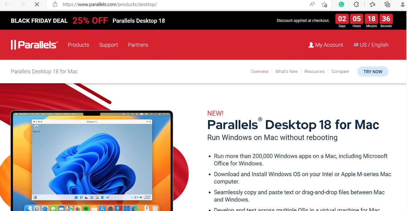parallels web page. 15 Best VirtualBox Alternatives