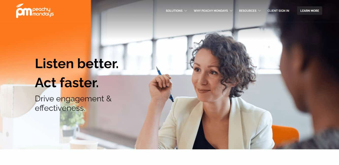 Peachy Mondays Homepage | best free anonymous feedback tool online
