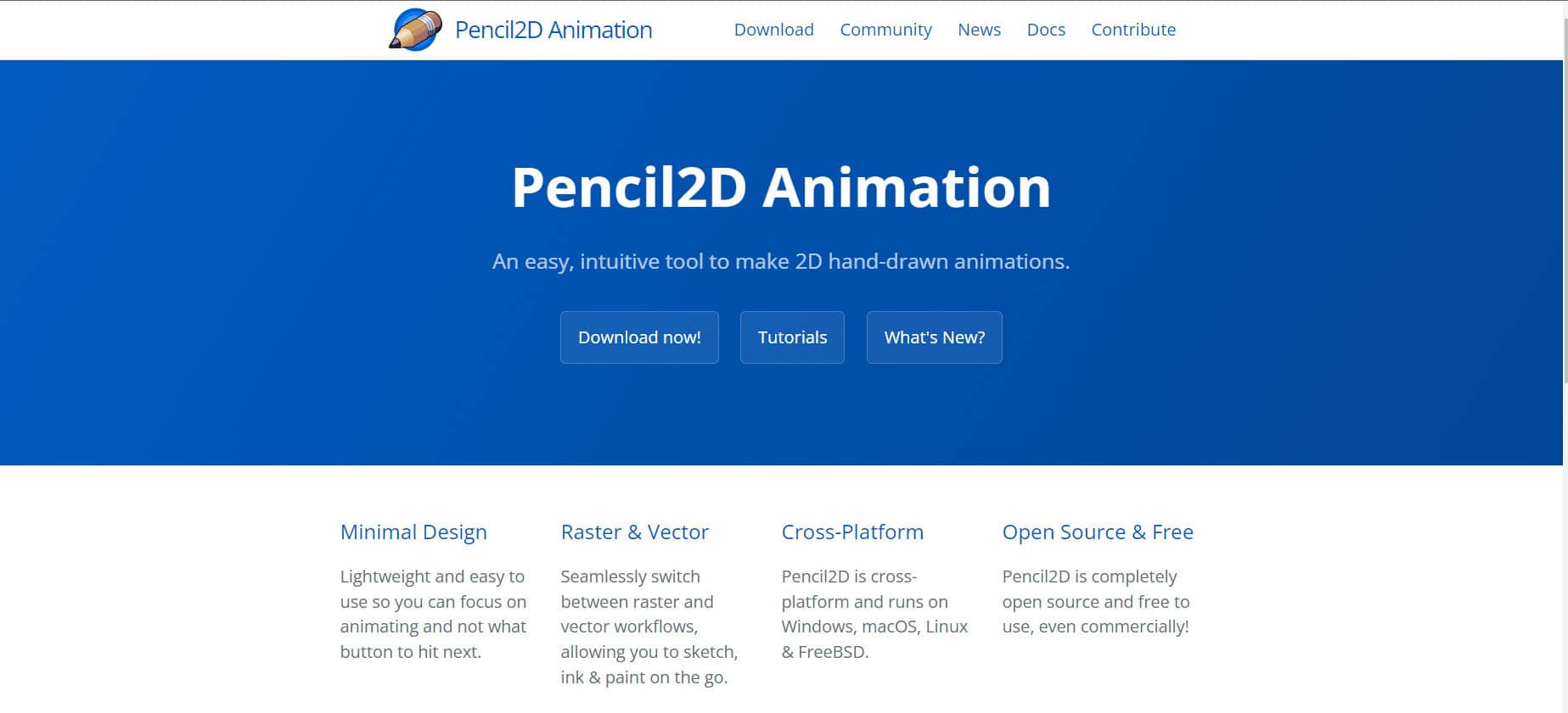 Pencil 2D website