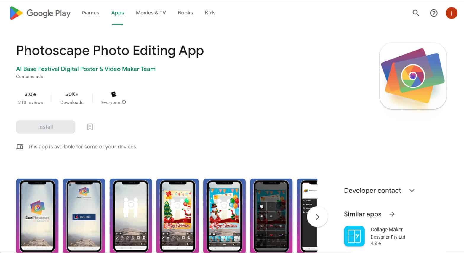 Photoscape Photo Editing App