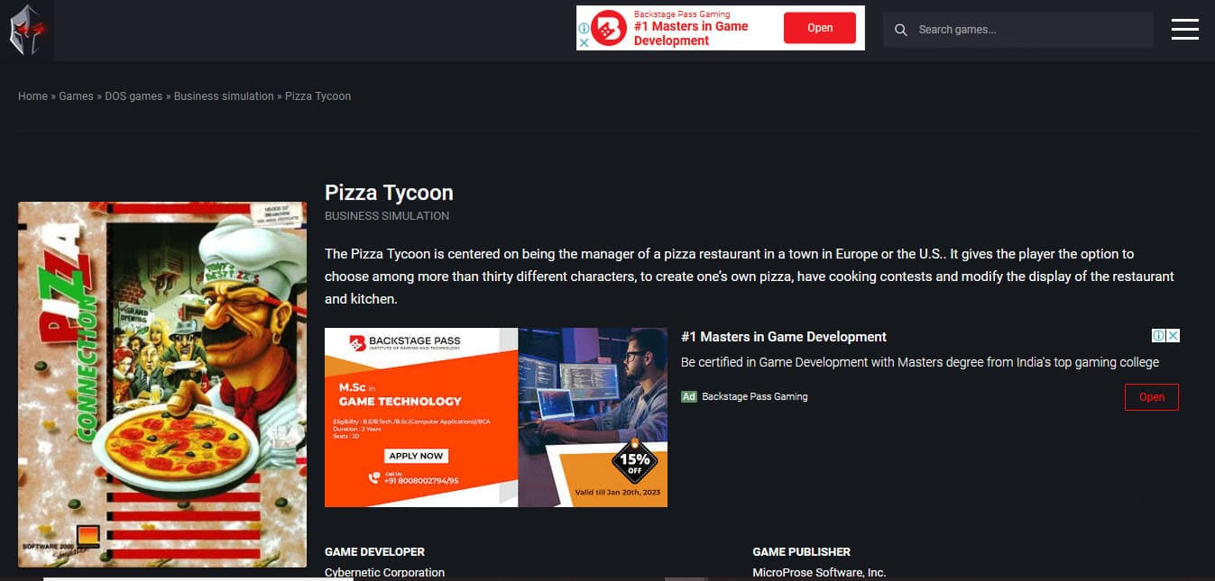 Pizza Tycoon