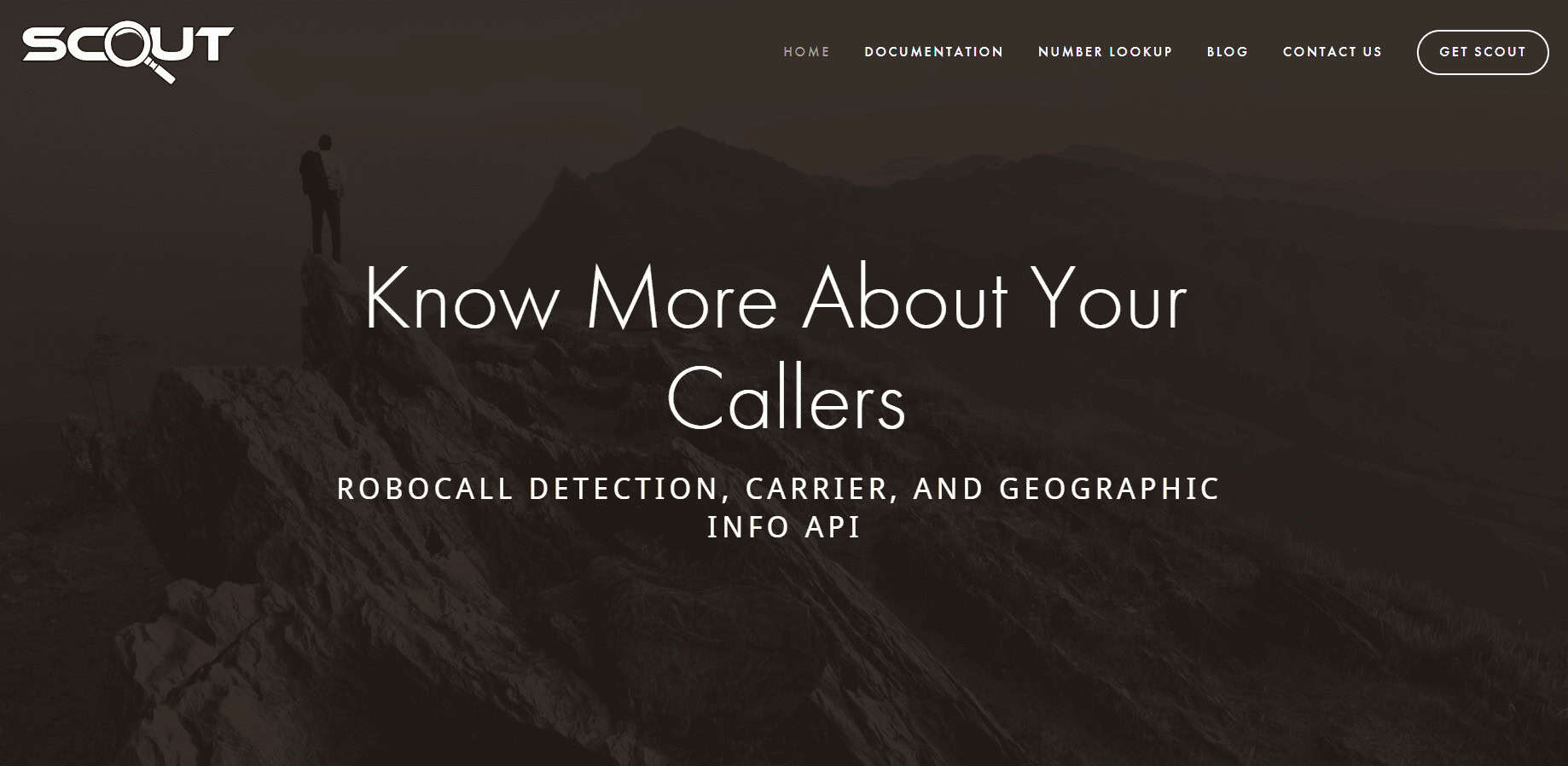 Scout.tel website 