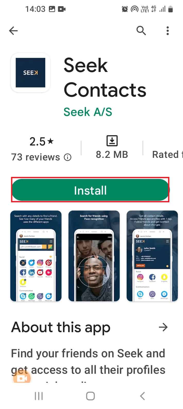 Seek Contacts