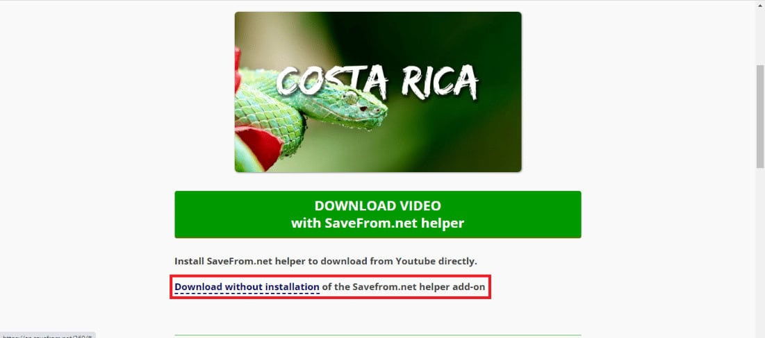 selecting download preference