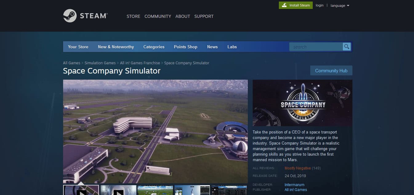 Space Company Simulator | tycoon game online