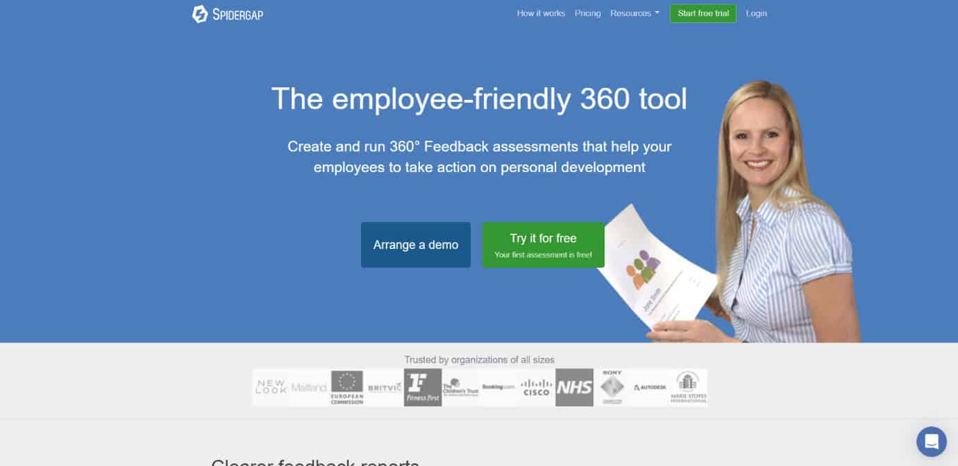 Spidergap Homepage | best free anonymous feedback tool online