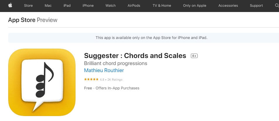 Suggester : Chords and Scales by Mathieu Routhier