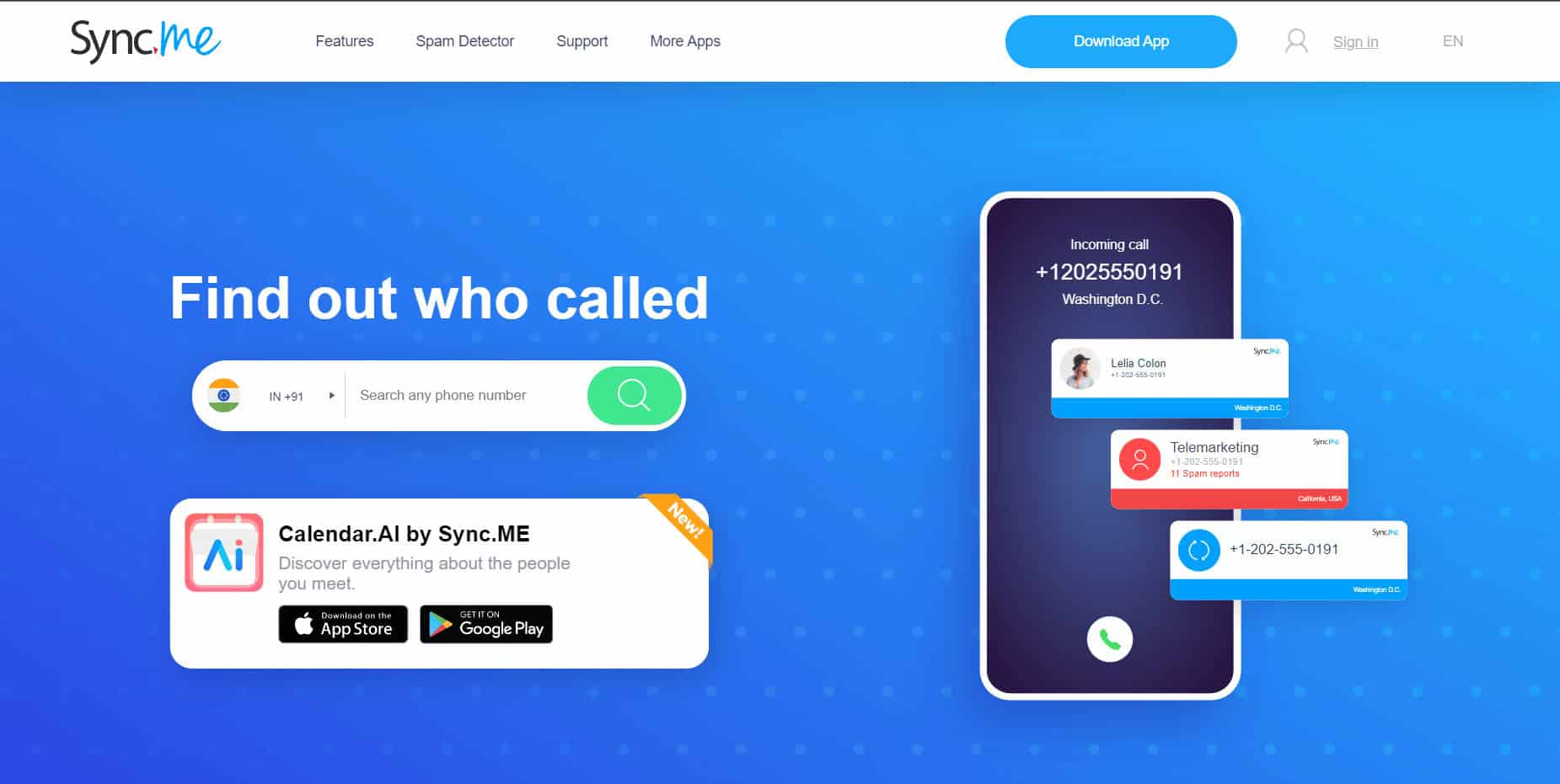 Sync.Me Website. 31 Best Numverify Alternatives