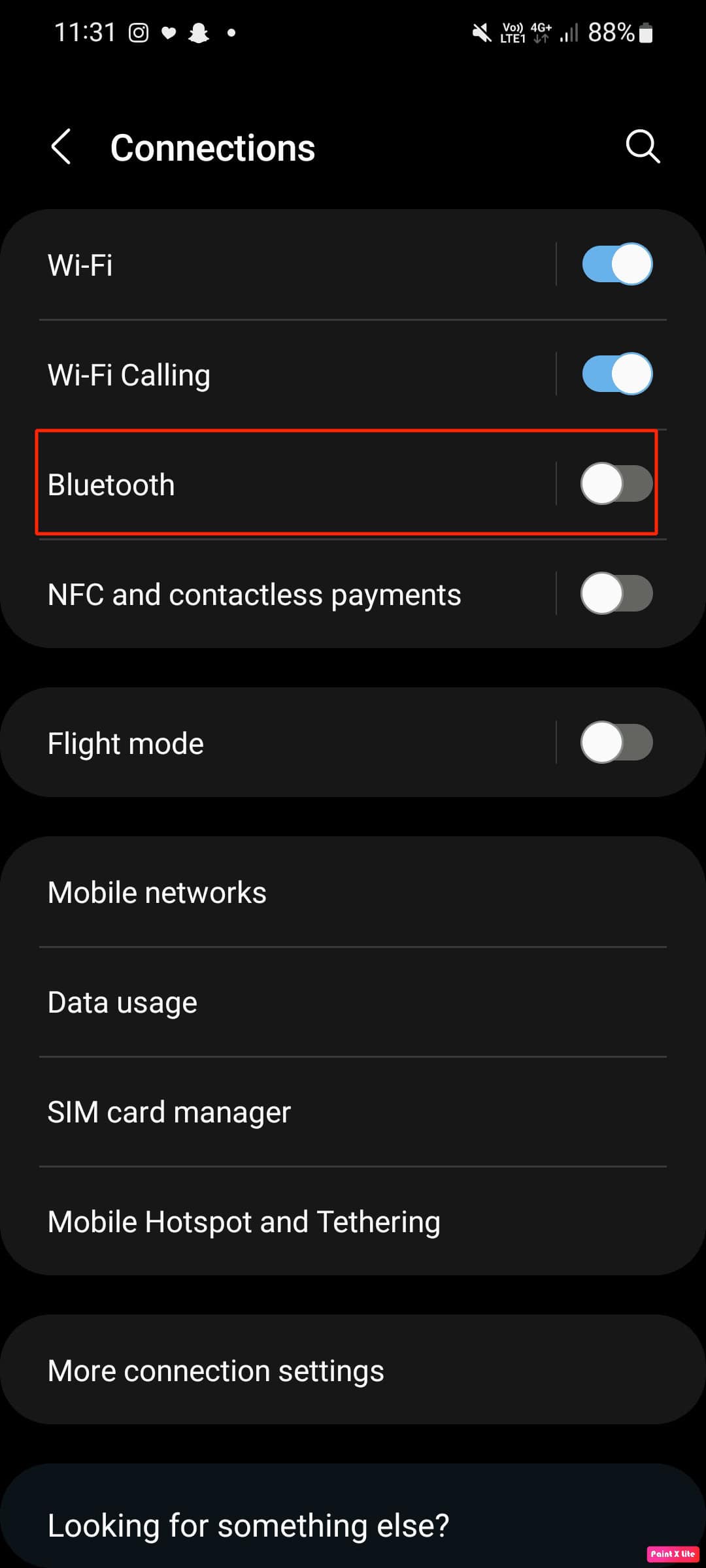 tap on bluetooth