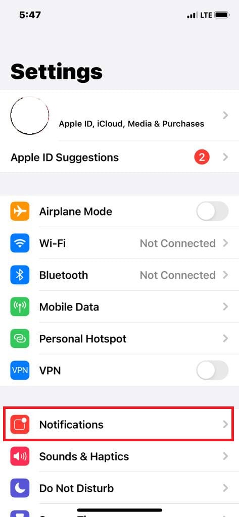 Tap on Notifications. Why am I Not Receiving WhatsApp Messages Unless I Open the App?