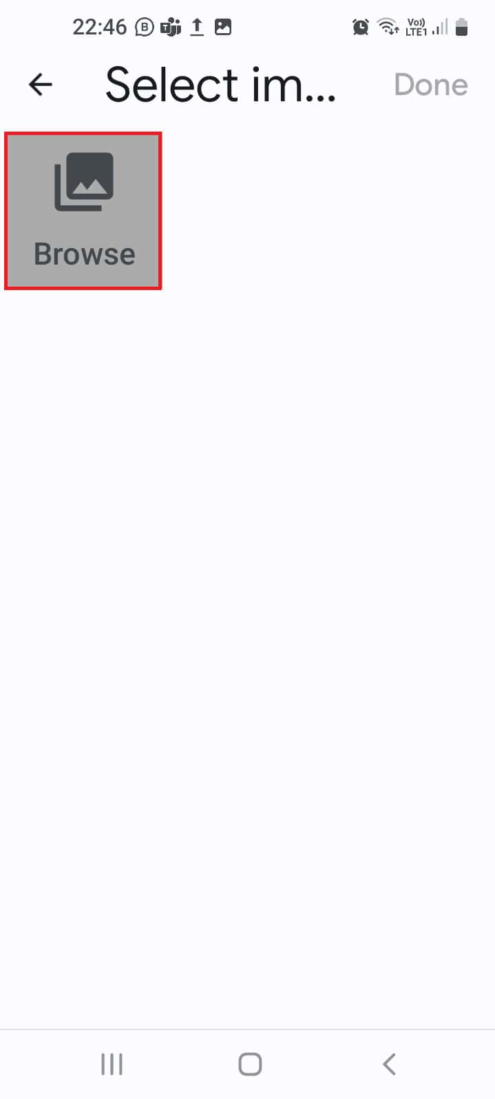 Tap on the Browse option. How to Convert HEIC to JPG on Android