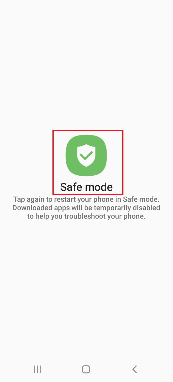 Tap on the Safe mode option. How to Fix Blurry Pictures on Android