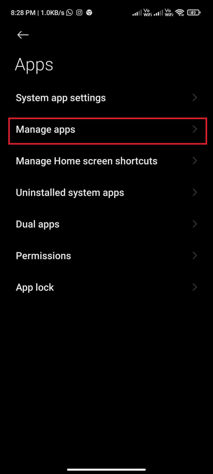 navigate to Apps and Manage apps. 10 Ways to Fix Google Photos Not Showing All Photos