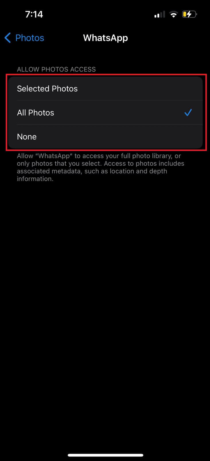 There choose as per your preference | Whatsapp camera settings