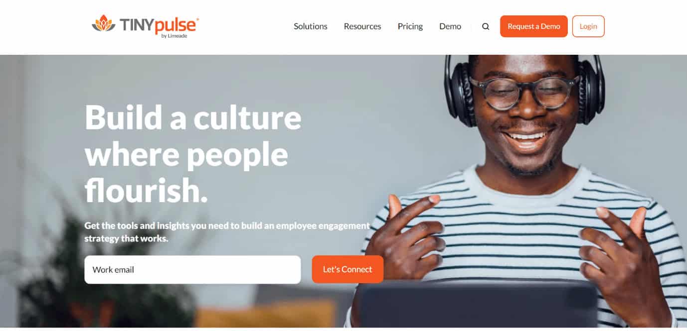 Tinypulse homepage