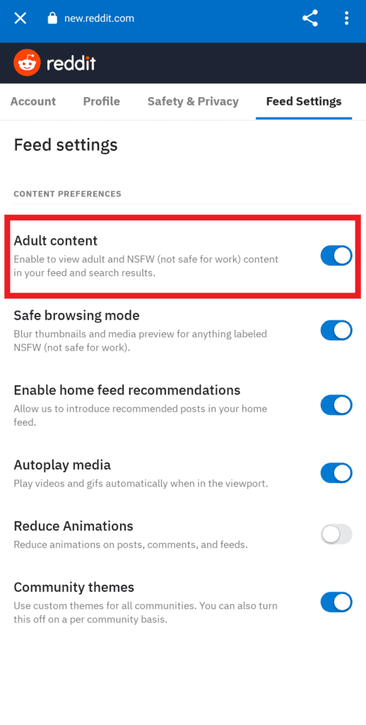 How to Turn On or Off NSFW on Reddit – TechCult