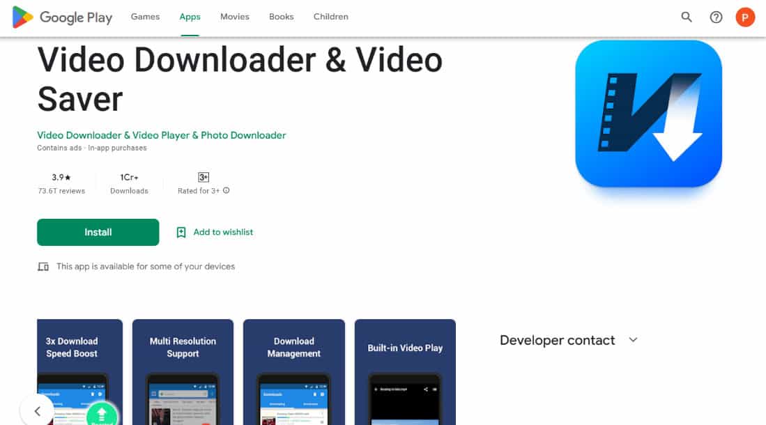Video Downloader & Video Saver webpage. 21 Best Apps to Download Videos from Any Site