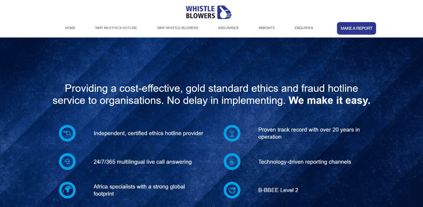 Whistle Blowers Homepage