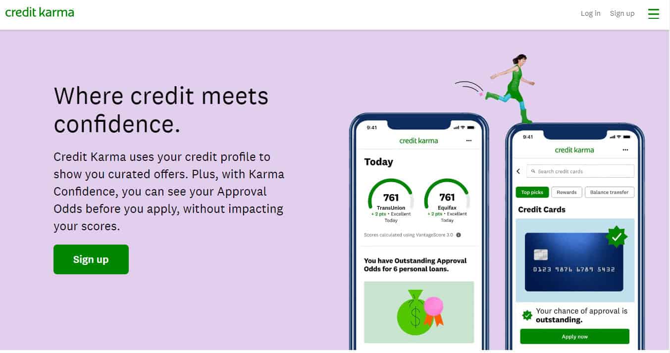 Credit Karma website