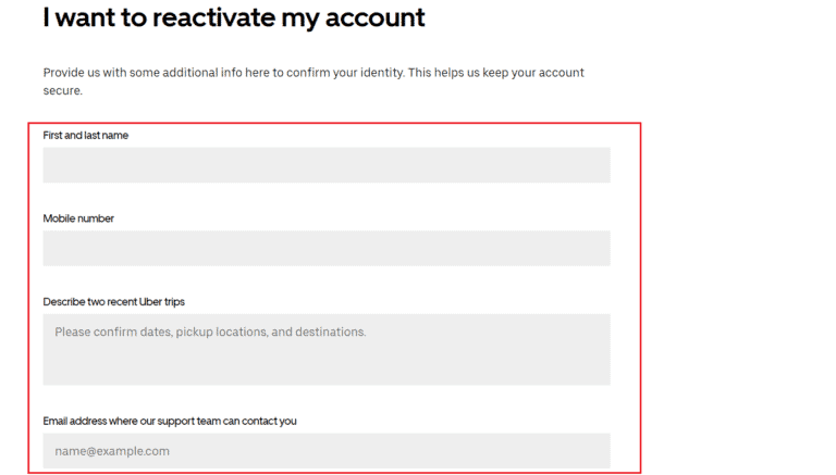 How To Reactivate Disabled Uber Account Techcult