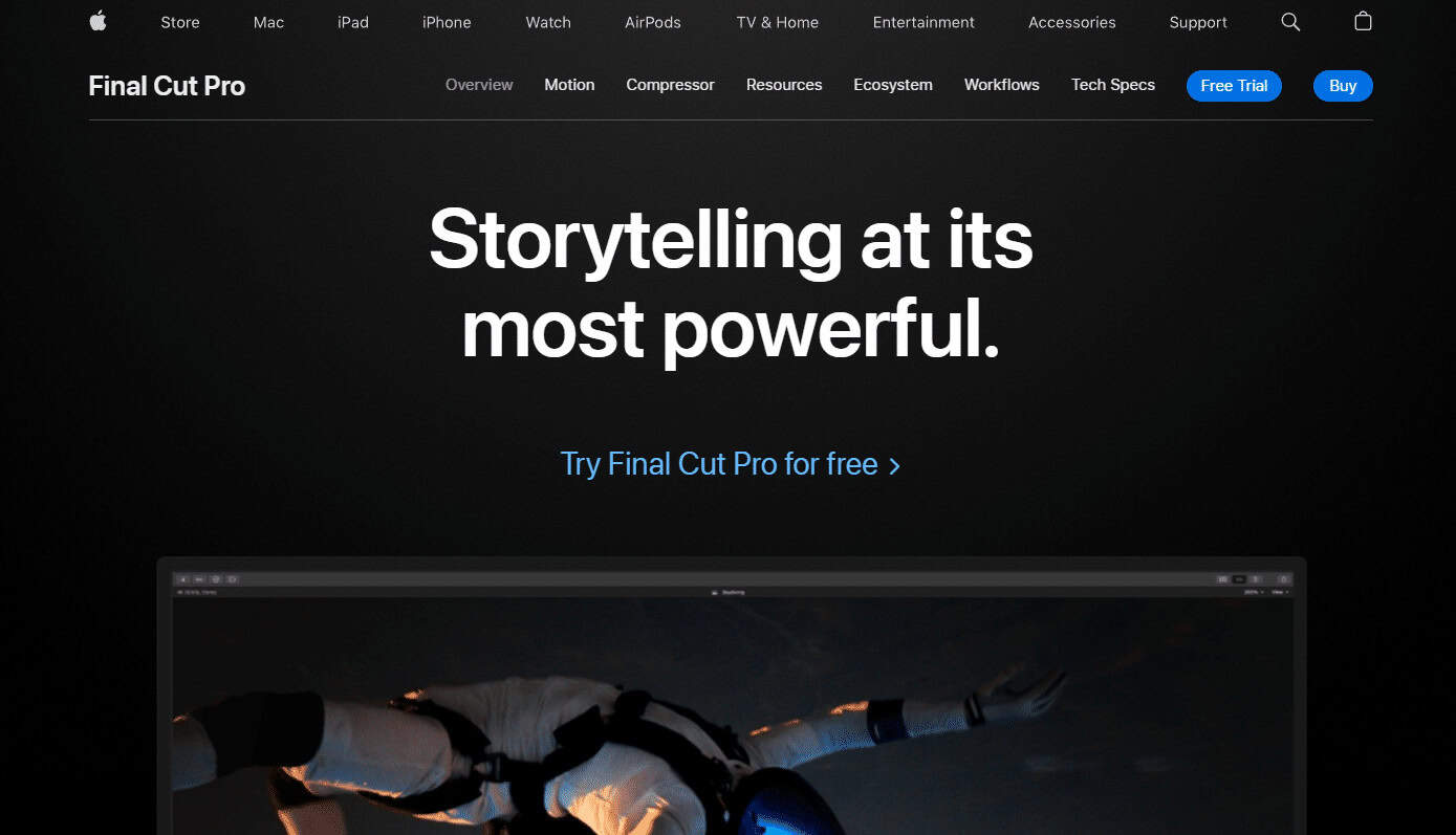 FCP X website