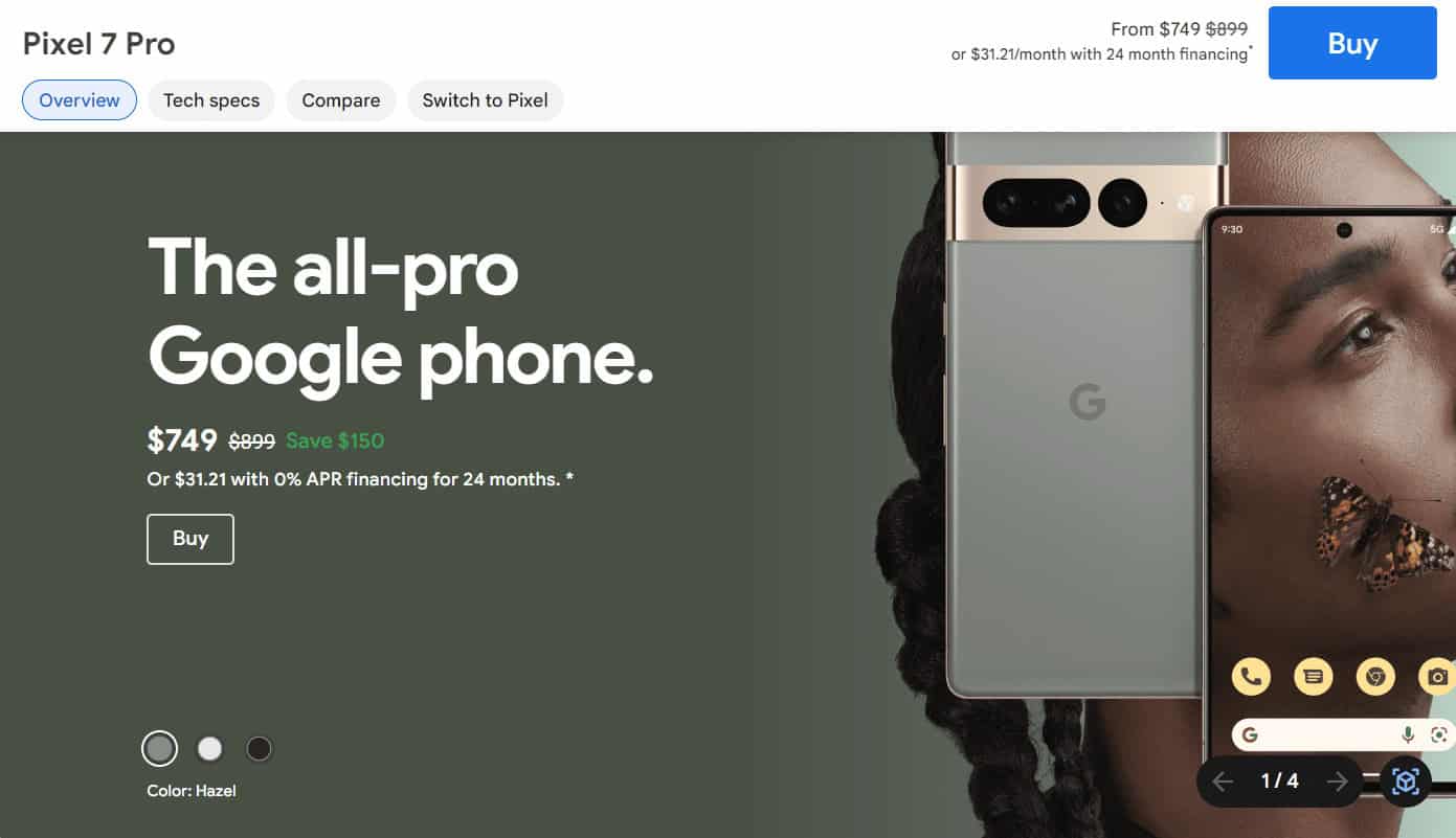 Google Pixel 7 Pro